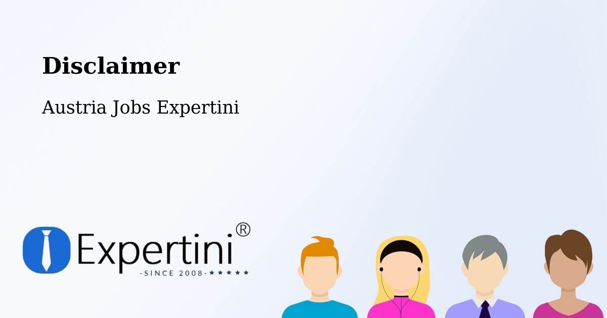 Disclaimer – Molln - Austria Jobs Expertini